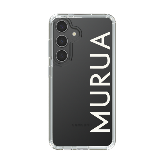 Slim Protection Case［ MURUA - Logo - White ］