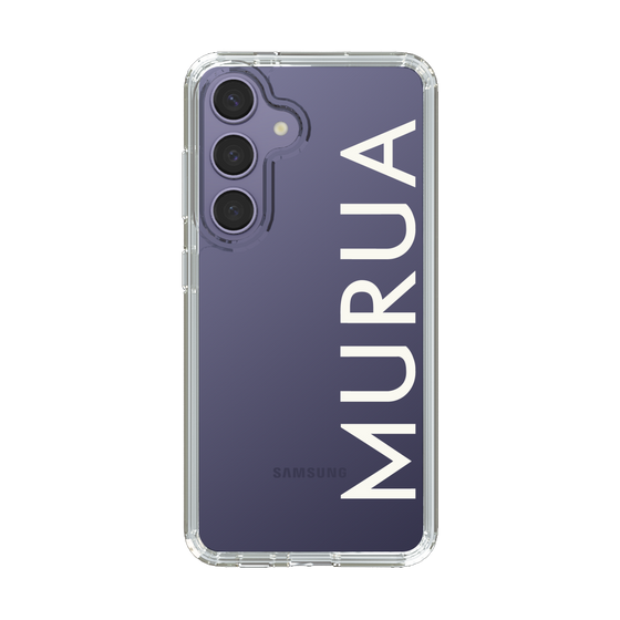 Slim Protection Case［ MURUA - Logo - White ］