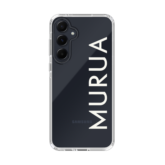 Slim Protection Case［ MURUA - Logo - White ］