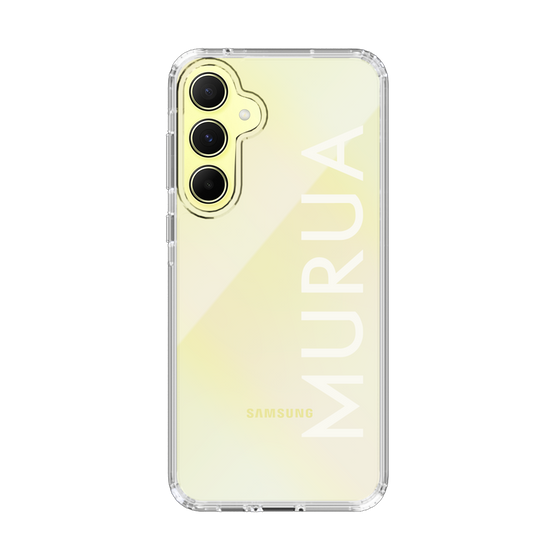 Slim Protection Case［ MURUA - Logo - White ］