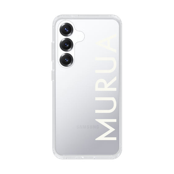 Slim Protection Case［ MURUA - Logo - White ］