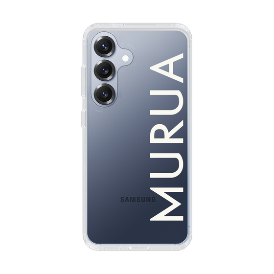 Slim Protection Case［ MURUA - Logo - White ］