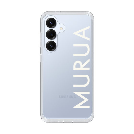 Slim Protection Case［ MURUA - Logo - White ］