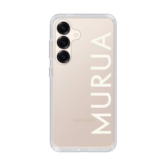 Slim Protection Case［ MURUA - Logo - White ］