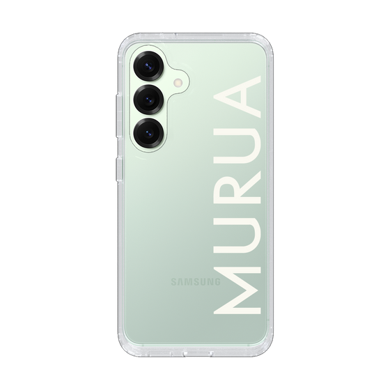 Slim Protection Case［ MURUA - Logo - White ］