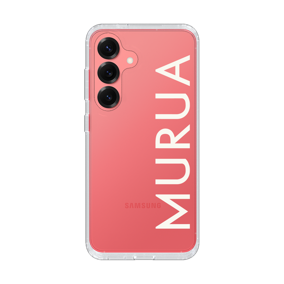 Slim Protection Case［ MURUA - Logo - White ］
