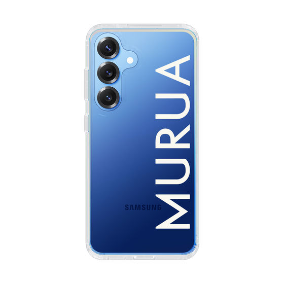 Slim Protection Case［ MURUA - Logo - White ］