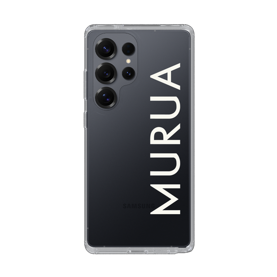 Slim Protection Case［ MURUA - Logo - White ］