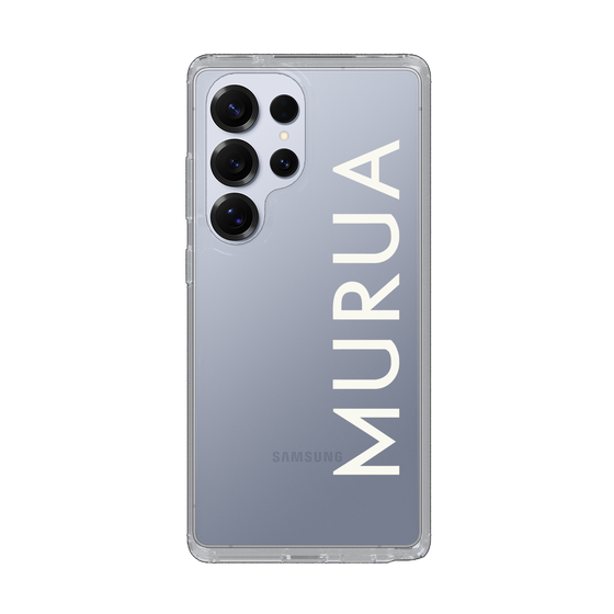 Slim Protection Case［ MURUA - Logo - White ］