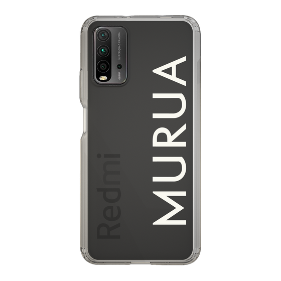 Slim Protection Case［ MURUA - Logo - White ］