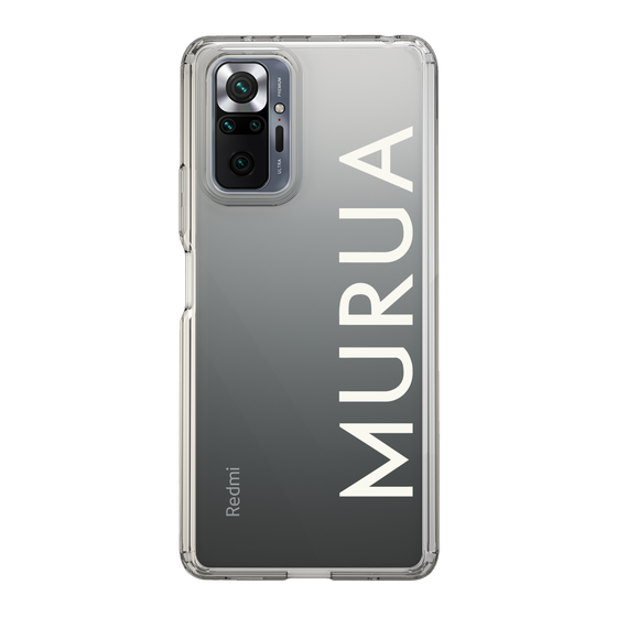 Slim Protection Case［ MURUA - Logo - White ］