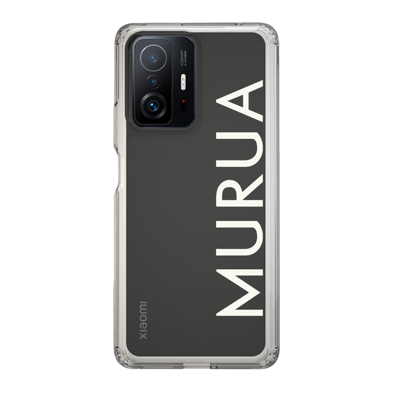 Slim Protection Case［ MURUA - Logo - White ］