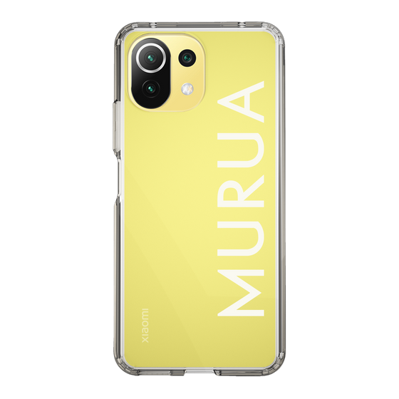 Slim Protection Case［ MURUA - Logo - White ］