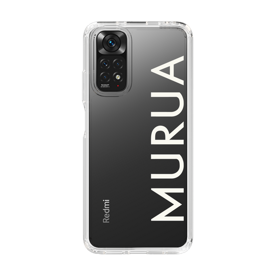 Slim Protection Case［ MURUA - Logo - White ］