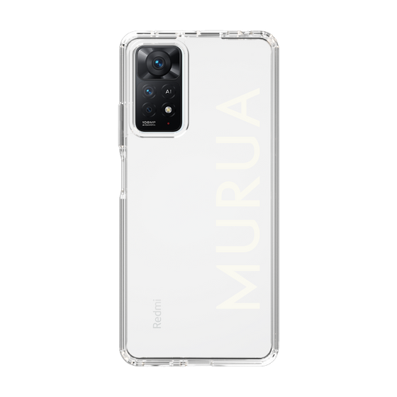 Slim Protection Case［ MURUA - Logo - White ］