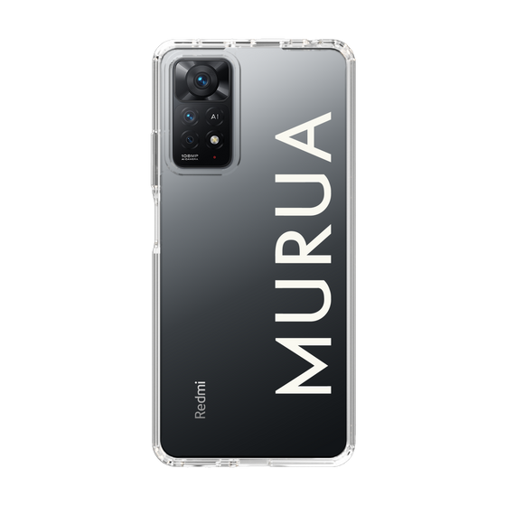 Slim Protection Case［ MURUA - Logo - White ］