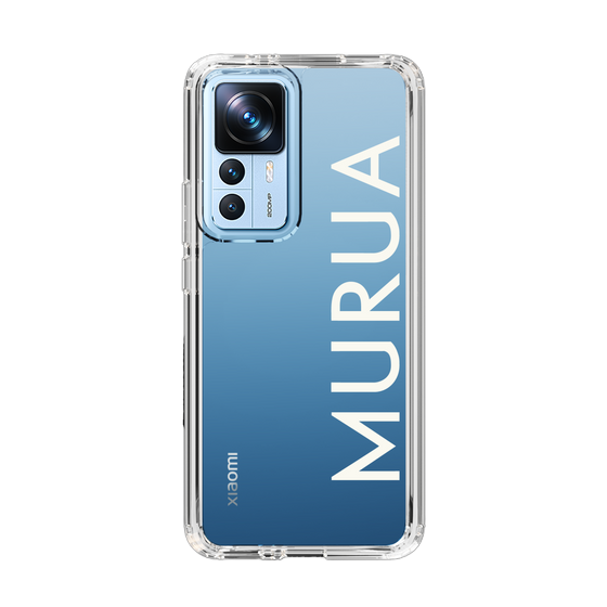 Slim Protection Case［ MURUA - Logo - White ］