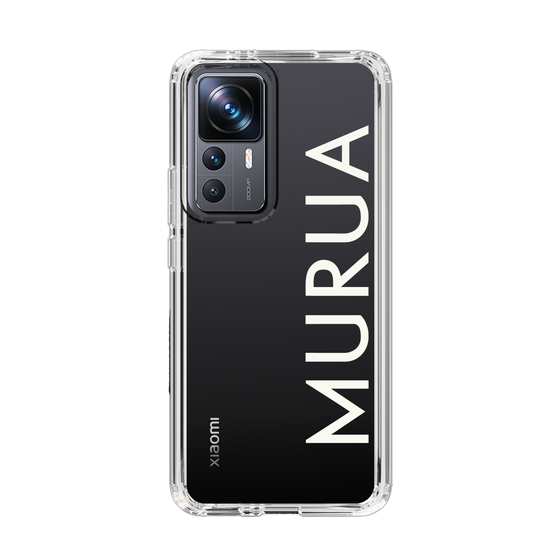 Slim Protection Case［ MURUA - Logo - White ］
