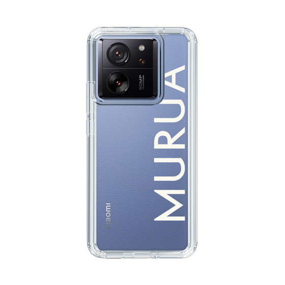 Slim Protection Case［ MURUA - Logo - White ］
