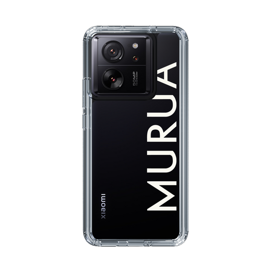 Slim Protection Case［ MURUA - Logo - White ］