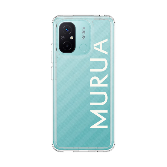 Slim Protection Case［ MURUA - Logo - White ］