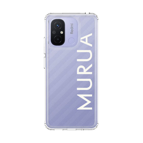 Slim Protection Case［ MURUA - Logo - White ］