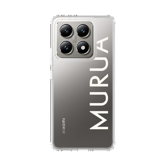 Slim Protection Case［ MURUA - Logo - White ］