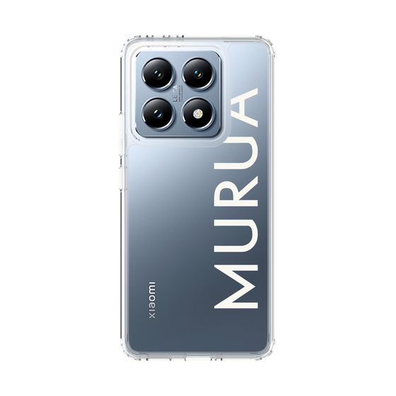 Slim Protection Case［ MURUA - Logo - White ］