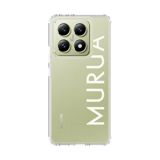 Slim Protection Case［ MURUA - Logo - White ］