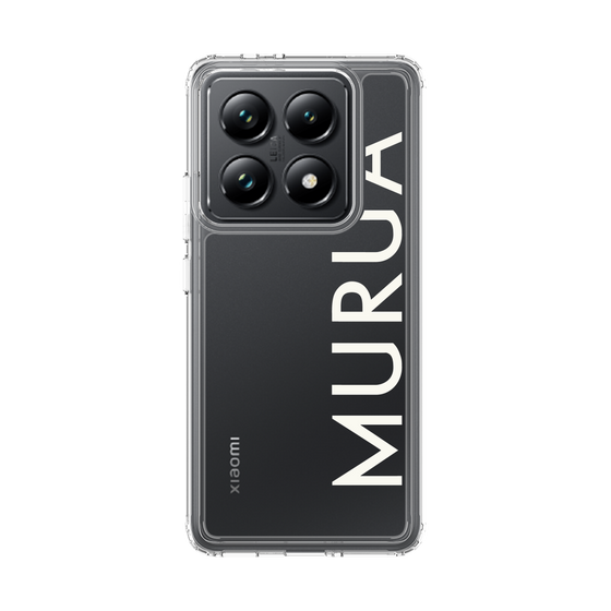 Slim Protection Case［ MURUA - Logo - White ］