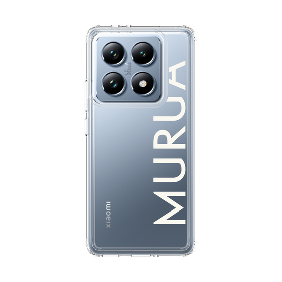 Slim Protection Case［ MURUA - Logo - White ］