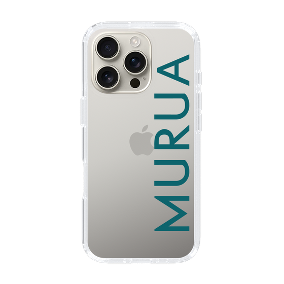 Slim Protection Case［ MURUA - Logo - Green ］