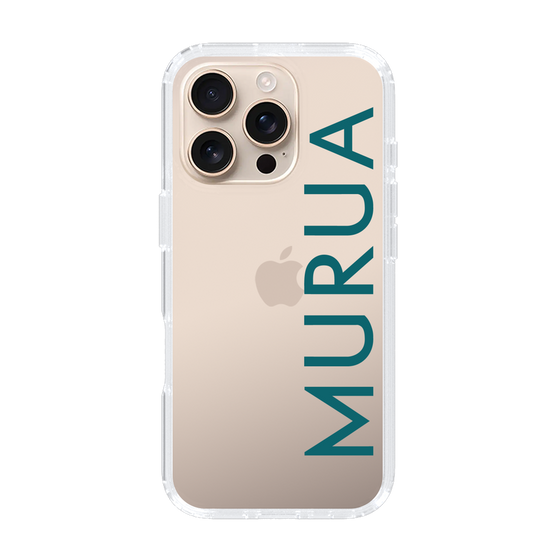Slim Protection Case［ MURUA - Logo - Green ］