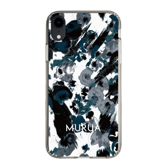 Slim Protection Case［ MURUA - Art print - Black × White ］