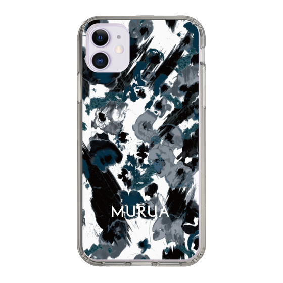 Slim Protection Case［ MURUA - Art print - Black × White ］