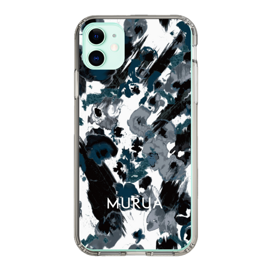 Slim Protection Case［ MURUA - Print - Black ］
