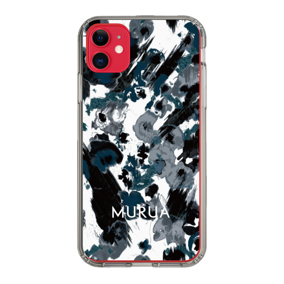 Slim Protection Case［ MURUA - Print - Black ］