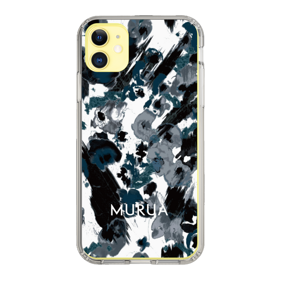 Slim Protection Case［ MURUA - Print - Black ］