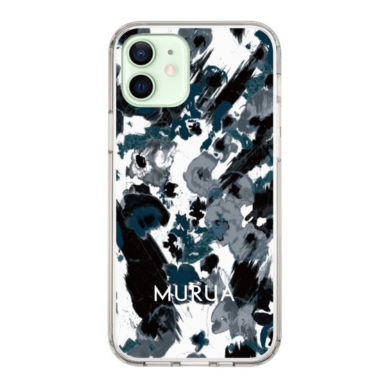 Slim Protection Case［ MURUA - Art print - Black × White ］
