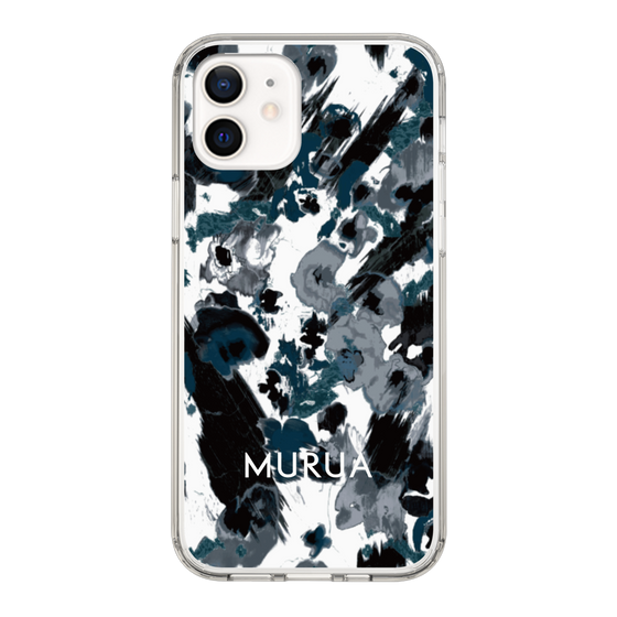 Slim Protection Case［ MURUA - Print - Black ］