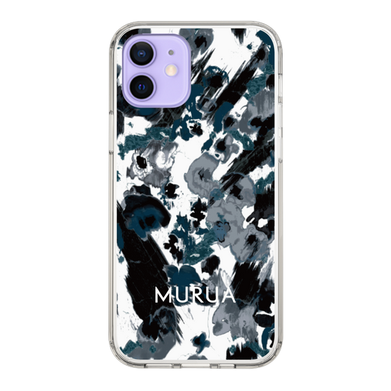 Slim Protection Case［ MURUA - Print - Black ］