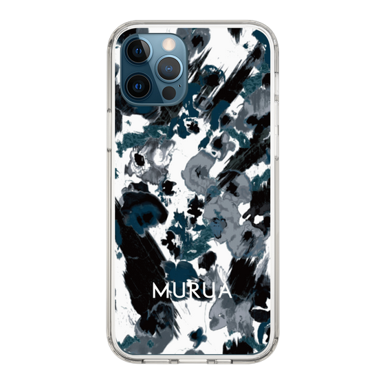 Slim Protection Case［ MURUA - Art print - Black × White ］