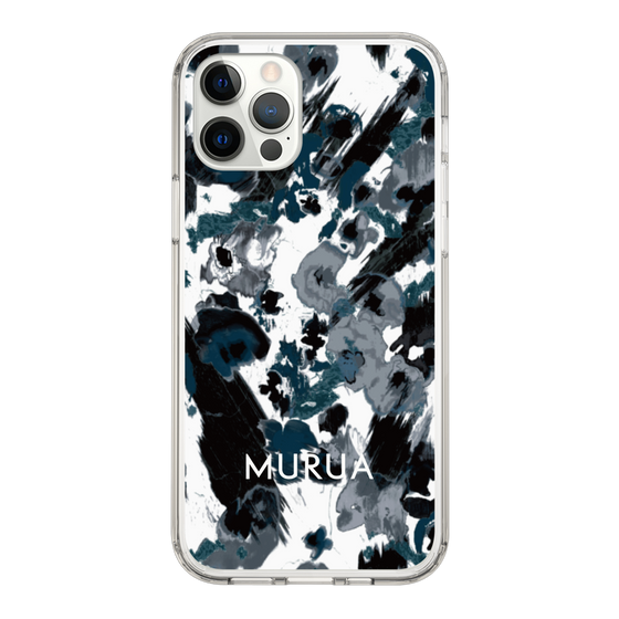 Slim Protection Case［ MURUA - Print - Black ］