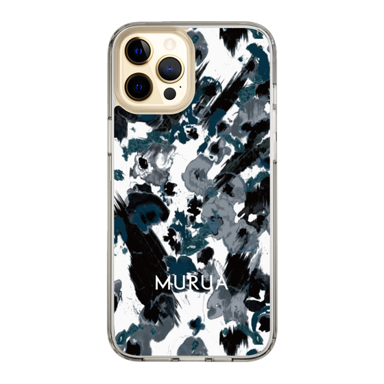 Slim Protection Case［ MURUA - Art print - Black × White ］