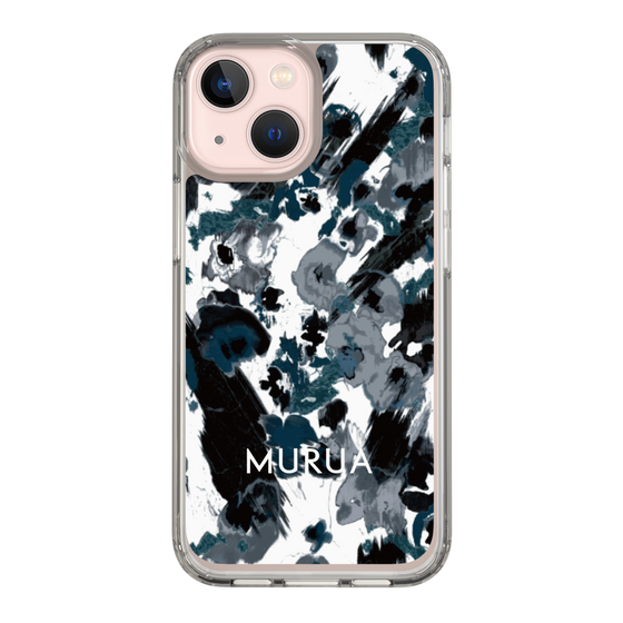 Slim Protection Case［ MURUA - Art print - Black × White ］