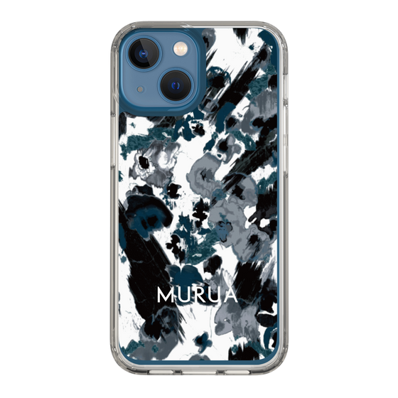 Slim Protection Case［ MURUA - Print - Black ］