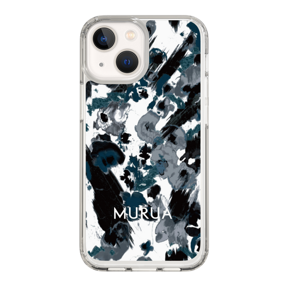 Slim Protection Case［ MURUA - Print - Black ］