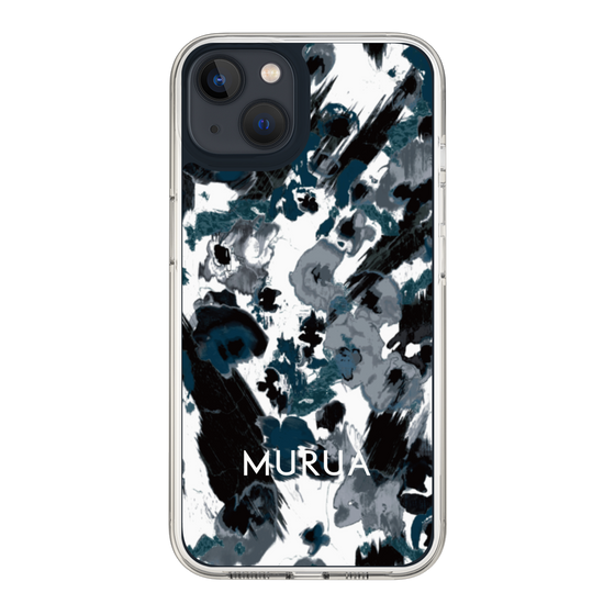 Slim Protection Case［ MURUA - Print - Black ］