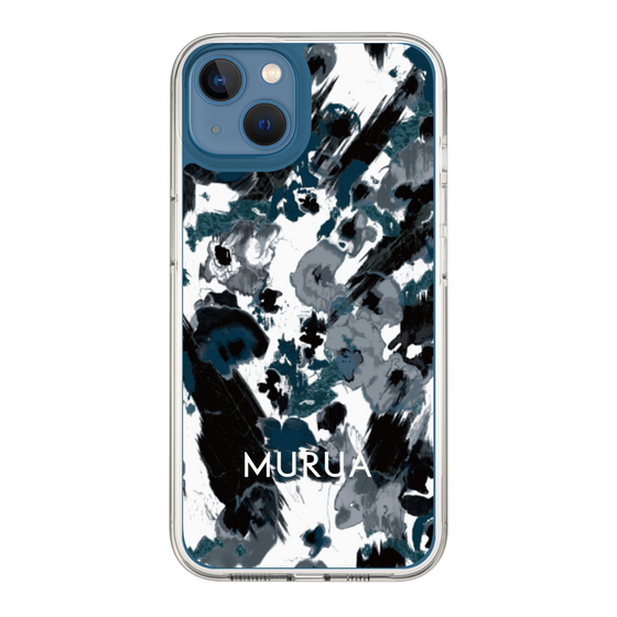 Slim Protection Case［ MURUA - Print - Black ］