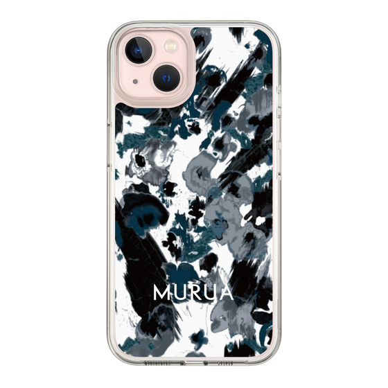 Slim Protection Case［ MURUA - Print - Black ］